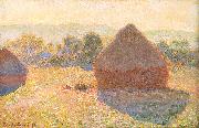 Claude Monet Meules, milieu du jour oil painting reproduction